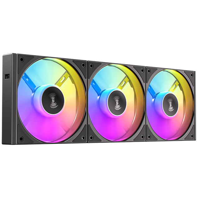 Antec Connect C120 ARGB Reverse 120mm Black Fan - Triple Pack